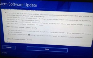 PS4 Firmware — 2.5
