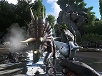 ARK: Survival Evolved Will Let You Shoot A Triceratops In The Face
