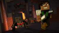 Minecraft: Story Mode — Season 2 — Cave Of Wonders Tunnels Spiders