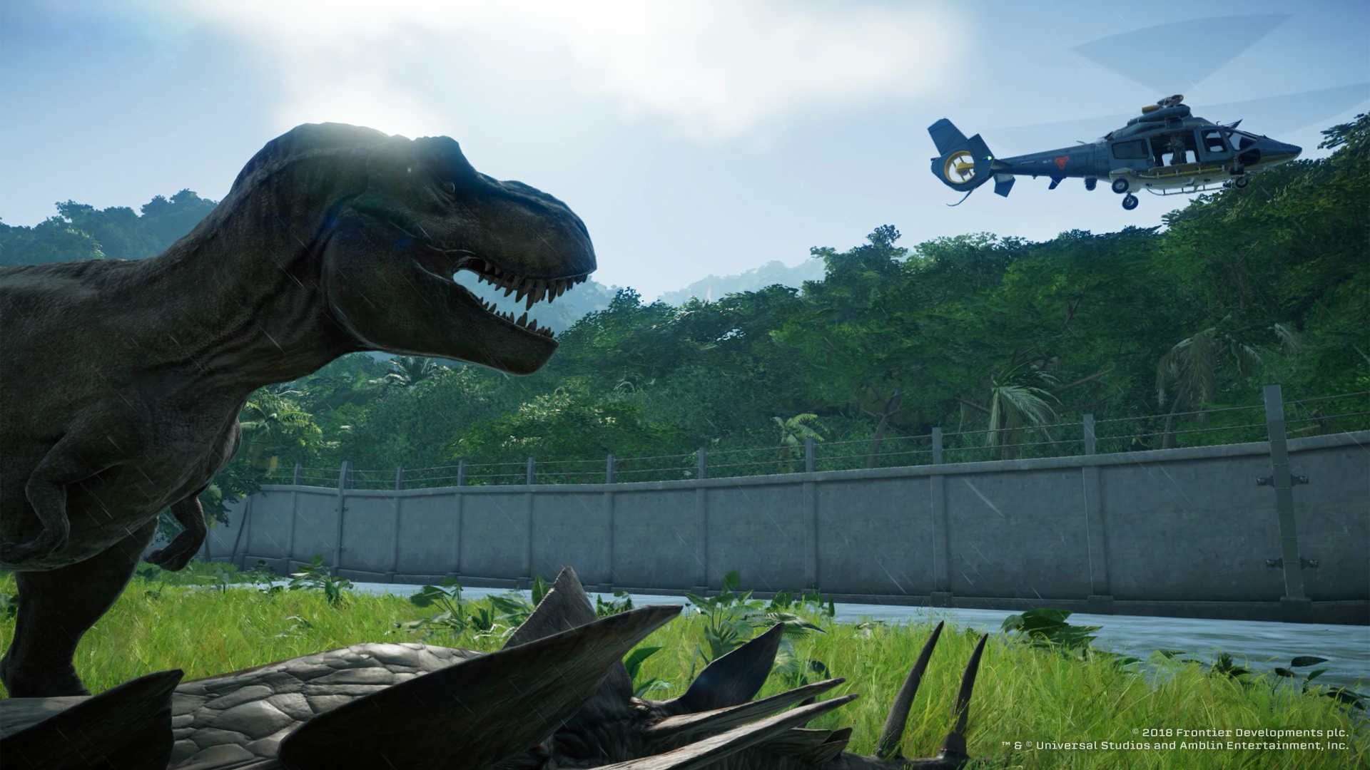 jurassic world evolution free place fencing