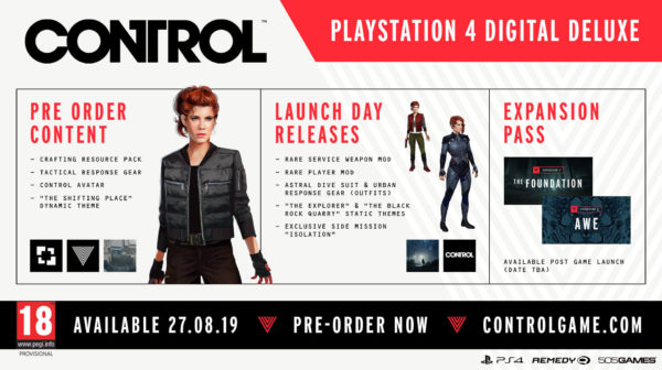 Control — PS4 Digital Deluxe