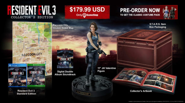Resident Evil 3 Remake — Collector’s Edition